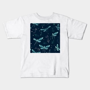 Dragonfly Pattern 13 Kids T-Shirt